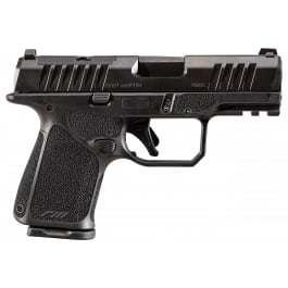 Rost Martin RM1SBLKOSP RM1C 17+1 3.60" Black Tenifer Optic Ready/Serrated Black RGT Grip