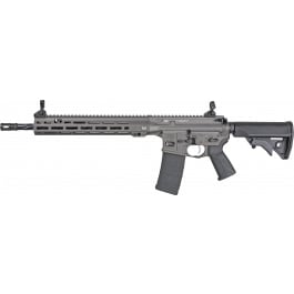 LWRC IC-MKII ICMKIIR5TG16 Rifle, 5.56 NATO, 16.1" Spiral Fluted Barrel, 30+1, Semi-Auto, Tungsten Grey, Ambi Controls, Threaded Barrel