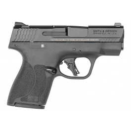 Smith & Wesson 14203 M&P Shield Plus Micro-Compact Frame 10+1 3.10" Black Armornite Steel Barrel & Serrated Slide, Black Polymer Frame, Black Polymer Grip, Thumb Safety