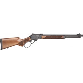 Smith & Wesson 13811 1854 45 Long 9+1 19.25" Black Armornite Threaded Barrel, Black Armornite Picatinny Rail Stainless Receiver, Fixed Walnut w/Textured Grip Panels Stock, Large Loop