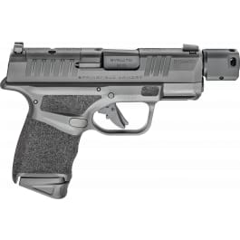Springfield Armory HC9389BTOSP Hellcat Micro-Compact RDP 13+1/11+1 3.80" Threaded/Compensated Barrel, Black Polymer Frame w/Picatinny Acc. Rail & Adaptive Grip Texture, Optic Ready Slide
