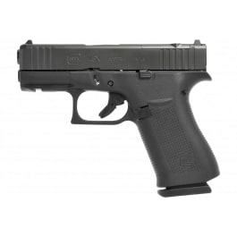 Glock 43X MOS, Semi Automatic, 3.41" Barrel, Black, Front Serrations, Front Rail, 10rd Magazine, US Made, Modular Optic System - UX4350201FRMOS