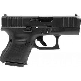 <em>Glock</em> UA265S201MOS G26 Gen 5 MOS Sub-Compact Frame 10+1 3.43" Black GMB Barrel, Black nDLC MOS <em>Cut</em>/Serrated Steel Slide, Black Polymer Frame, USA Made