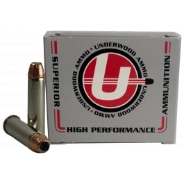 Underwood Ammo Underwood Ammo XTP .357 Magnum 125gr Jacketed Hollow Point Nickel Plated Brass Case 20 Rounds.