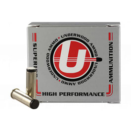Underwood Ammo Underwood Ammo 38 Special 150gr Lead Wadcutter Black Cherry Coated Nickel Plated Brass 20 Rounds