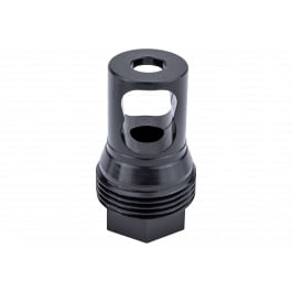 KGM Suppressors KGM Suppressors R50T Taper Muzzle Brake, Firearm Parts, Black Nitride Steel, 5/8"X24 Threads.