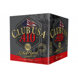 Nobel/Eurosports LLC ANS4129 <em>Club</em> USA 410Gauge 2.50" 1/2oz 9Shot 25 Per Box/10 Case - 25sh Box