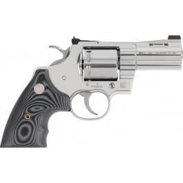 Colt ZPYTHONSP3NS Python Combat Elite .357 Magnum 3" Barrel 6rd Revolver, Stainless Steel W/ G10 Grips & Front Night Sight - Minor Cosmetic Blem