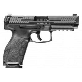 HK 81001057 VP9A1 K Compact Frame 15+1 4.09" Black Steel Barrel, Black Optic Ready/Serrated Steel Slide, Black Polymer Frame w/Picatinny Rail, Black Polymer Grip, Ambidextrous