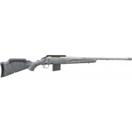 Ruger 46906 American Rifle Gen II Full Size 5+1 20" Cobalt Cerakote Threaded Barrel, Picatinny Rail Steel Receiver, Gray Splatter Adjustable Synthetic Stock