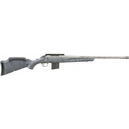 Ruger 46910 American Rifle Gen II Full Size 10+1 20" Cobalt Cerakote Threaded Barrel, Picatinny Rail Steel Receiver, Gray Splatter Adjustable Synthetic Stock