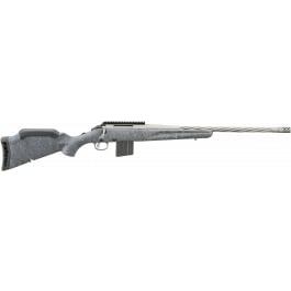 Ruger 46918 American Rifle <em>Gen</em> <em>II</em> Full Size 10+<em>1</em> 20" Cobalt Cerakote Threaded Barrel, Picatinny Rail Steel Receiver, Gray Splatter Adjustable Synthetic Stock