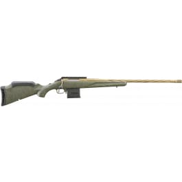 Ruger 46939 American Predator <em>Gen</em> <em>II</em> Full Size 10+<em>1</em> 22" Burnt Bronze Cerakote Threaded Barrel, Picatinny Rail Steel Receiver, Green Splatter Adjustable Synthetic Stock