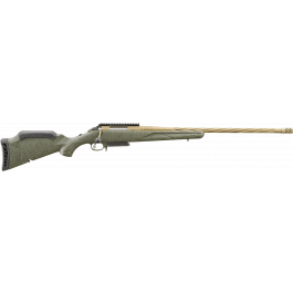 Ruger 46945 American Predator <em>Gen</em> <em>II</em> 3.<em>1</em>"\s22" Burnt Bronze Cerakote Threaded Barrel, Picatinny Rail Steel Receiver, Green Splatter Adjustable Synthetic Stock