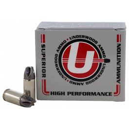 Underwood Ammo Underwood Ammo Xtreme Defender Platinum Edition 9mm 90gr 20rd Solid Copper Nickel-Plated Brass Case