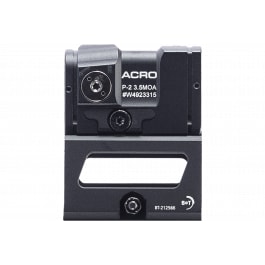 B&<em>T</em> Firearms AP-200691-39-QD Aimpoint Acro P-2 Black 1x 3.5 MOA Red Dot Reticle
