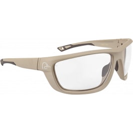 Radians DUFF13010C Safety Glasses Clear Lens Tan Frame, Polycarbonate Lens, ANSI Z87.1 Certified.
