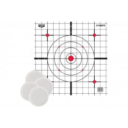 Birchwood Casey BC-37216T EZE-Scorer Thermal <em>Targets</em> Thermal <em>Sight</em>-<em>In</em> Hanging Paper 12" x 12" Black/<em>Red</em>/White