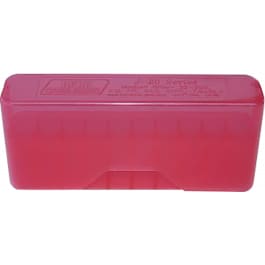 MTM Products MTM Case-Gard J20LLD29 Slip-Top Ammo Box J-20 7mm Rem/338 Win Mag Red Polypropylene 20rd