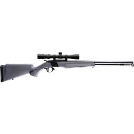 CVA PR2119SCP <em>Wolf</em> w/Optic 24" Blued Steel Barrel & Drilled & Tapped Steel Receiver, Fixed Stealth Gray Synthetic Stock, KonusShot 3-9x32mm