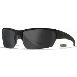 Wiley X CHSAI07 Saint S/M Smoke Gray/Clear Lens Polycarbonate Matte Black Frame
