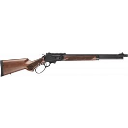 <em>Smith</em> & Wesson 14384 1854 6+1 20" Black Armornite Threaded Barrel, Black Armornite Picatinny Rail Receiver w/Picatinny Rail, Fixed Walnut w/Textured Grip Panels Stock, Thread Protector