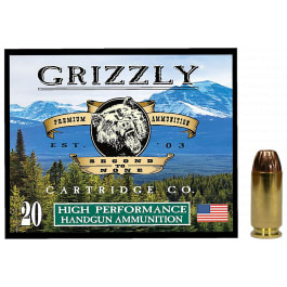 Grizzly Grizzly Ammo GC4SW1 40 S&W 200 Gr Jacketed Hollow Point 20 Round Box