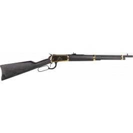 Heritage 92 Lever Action Rifle, H9204518G, Rifle, .45 Colt, 18" Barrel, 8 Rounds, Lever Action, PVD Gold Finish, Hardwood Stock