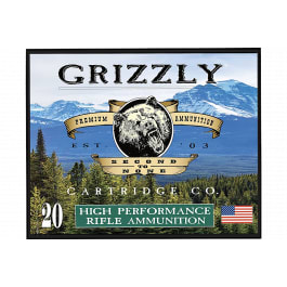 Grizzly Grizzly Ammo Bear Load .357 Magnum 148gr Full Metal Jacket Flat Point 20rd Brass Case GC357M15