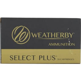 Weatherby Weatherby F257100SCO Select Plus 257Weatherby Mag 100 GR Hammer Custom 20 Per Box