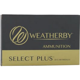 Weatherby Weatherby F300180SCO Select Plus 300WeatherbyMag 180 GR Swift Scirocco 20 Per Box
