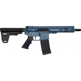 Great Lakes Firearms AR-15 Pistol GL15223PB Blue Titanium .223 Wylde 7.5" Barrel 30rd Semi-Auto Adjustable Brace Threaded