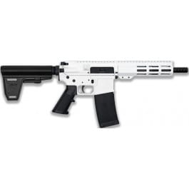 Great Lakes Firearms GLFA AR15 Pistol .223 Wylde 7.5" Nitride Threaded Barrel White