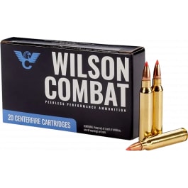 Wilson Combat Wilson Combat .223 Remington 60gr Hornady V-MAX Polymer Tipped Hollow Point Brass Case 20 Rounds