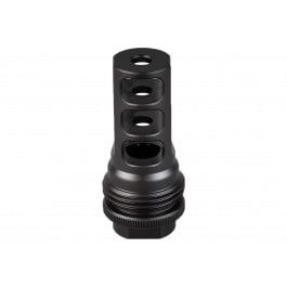 SilencerCo SilencerCo AC4766 ASR Muzzle Brake Black Nitride 9/16x24 RH Threads 30 Cal