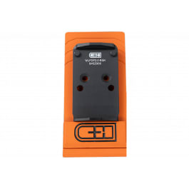 C&H Precision Walther PDP 2.0 Optic Mounting Plate for Trijicon RMR/SRO/RCR, <em>Holosun</em> 407C/<em>507C</em>/<em>507C</em>omp/508T & C&H EDC-XL/Comp, Anodized Finish, Black - WLPDP2-0-RSH-ST