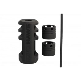 Browning Browning Xeno Recoil Hawg Muzzle Brake Black Matte Stainless Steel 1/2"X28 Threads 2.20" OAL