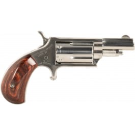 North American Arms LDLX 22MDLX Revolver .22 Mag 1.13" 5rd SAO Polished Stainless, Rosewood Grip, Exposed Hammer