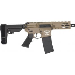 Brigade BM-15 Pistol 5.56 NATO 10.5" Barrel 30+1 Semi-Auto FDE SBA3 Brace M-LOK Handguard