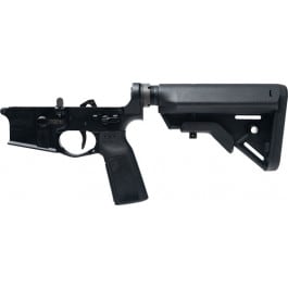 Faxon Sentry AR-15 Forged Lower Receiver Complete, Multi-Caliber, Rifle, 7075-T6 Aluminum, B5 Adjustable Stock, Tensioning Screw.