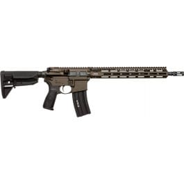 Bravo Company MFG RECCE-14 MCMR-13 Rifle 5.56 NATO 14.5" 30RD Semi-Auto Dark Bronze Cerakote, M-LOK Handguard, Pinned Compensator.