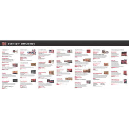 Hornady Hornady Counter Mat Ammo Guide Cleaning and Restoration 35"X14" Non-Slip Rubber Black/White.