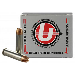 Underwood Ammo Underwood Ammo Xtreme Penetrator .357 Magnum 140gr Solid Copper 20 Rounds Brass Case