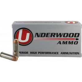 Underwood Ammo Underwood Ammo 45 Colt 250gr Full Metal Jacket Flat Nose Nickel-Plated Brass Case 50 Rounds