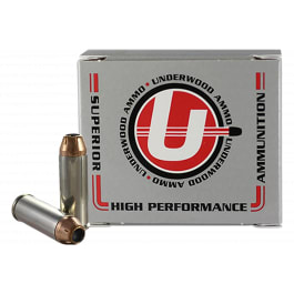Underwood 45 Colt +P 250gr XTP Jacketed Hollow Point Ammunition - 20 rounds