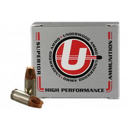 Underwood Ammo Underwood Ammo Xtreme Penetrator 9mm Luger 115gr Solid Copper 20 Rounds Nickel-Plated Brass Case