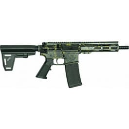 Great Lakes GLFA GL15LBLKPISTOLBUNDLE AR15 Pistol, .223 Wylde, 7.5" Barrel, 30+1, Semi-Auto, Threaded Barrel, M-LOK Handguard.