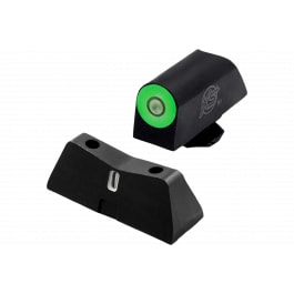 XS Sights XS Sight Systems DXT2 PRO Series Green Glow Dot Tritium Night Sights for Glock - GL-X201S-5G