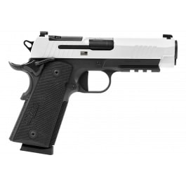 Sig Sauer 1911 X Carry Freedom 45 ACP 4.2" 8-Round Single Action Optic-Ready White Cerakote Engraved