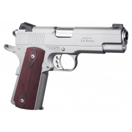 Ed Brown Executive Commander 1911 EC18SS45 Pistol, .45 ACP, 4.25" Barrel, 8+1, Single Action, Stainless, Gold Bead Front Sight, 25 LPI Checkering.